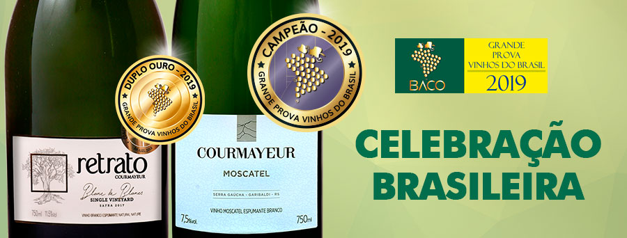 Espumantes Courmayeur ganham 4 medalhas na Grande Prova Vinhos do Brasil 2019