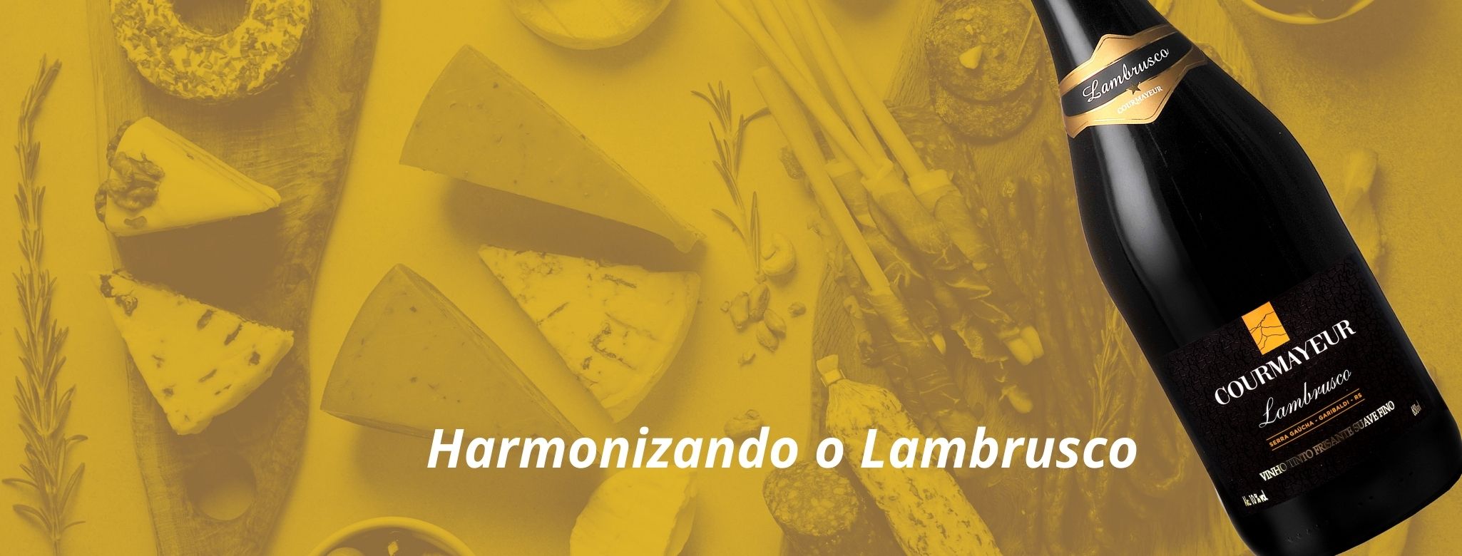 Como harmonizar o Lambrusco Courmayeur