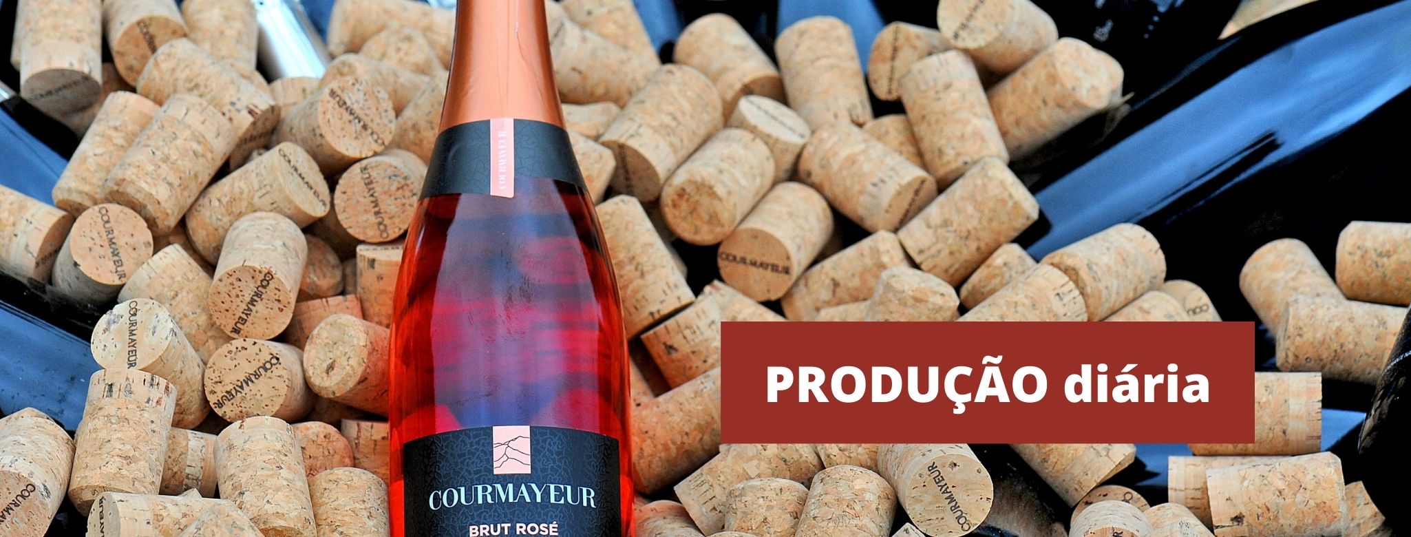 Espumantes Courmayeur, produção todos os dias! 