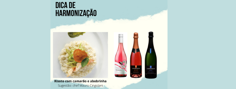 Risoto de Camarão e Abobrinha - Receita e Harmonização