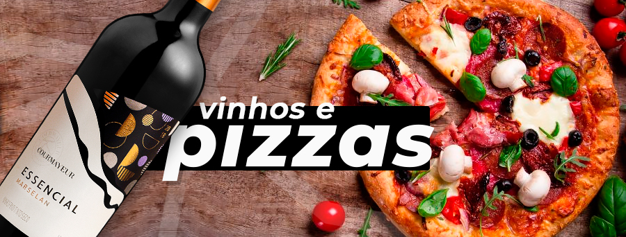 Pizza harmoniza com qual vinho?